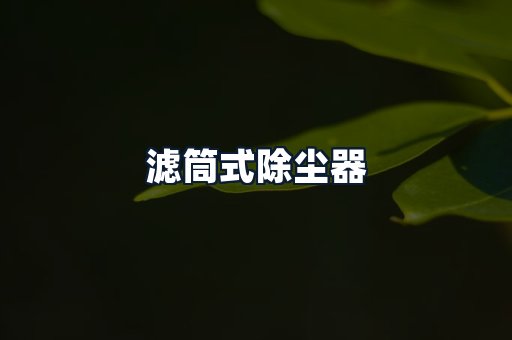 滤筒式除尘器